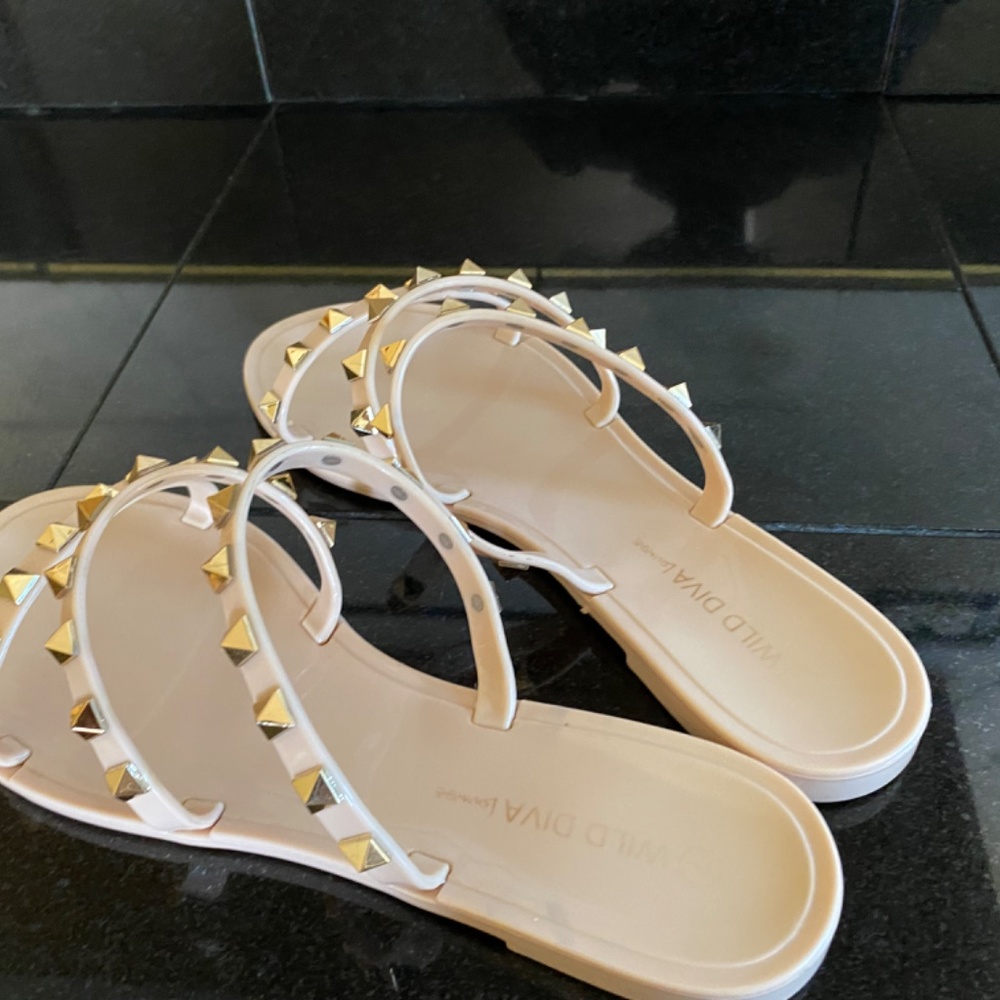 JOANIE-258 FLAT JELLY SLIDES SANDALS - Picture 10 of 12